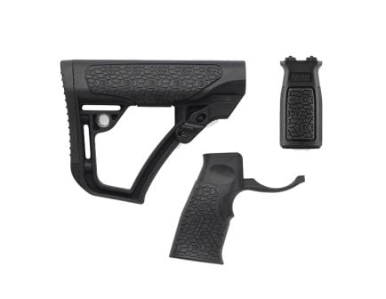 Daniel Defense Buttstock, Pistol Grip and M-LOK Vertical Foregrip Combo, Black