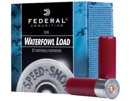 Fed 12ga 3" 1-1/8oz BB Spd-Shok HV Steel Shotshell 25 rds