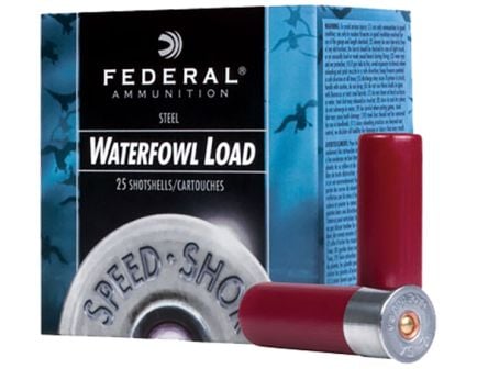 Federal 12ga 3" 1-1/8oz #2 Speed-Shok High Velocity Steel Shotshells 25rds