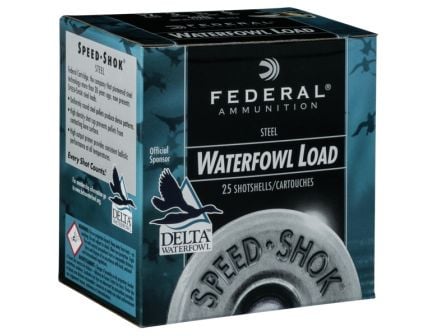 Federal 16ga 2.75" 15/16oz #4 Speed-Shok High Velocity Steel Shotshells