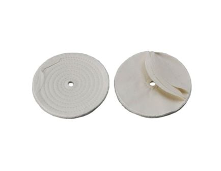 Brownells 6" x 1/2" Stitched Muslin Polishing Wheel