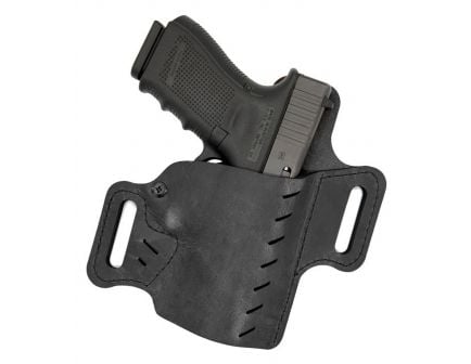 Versacarry Recruit OWB RH Holster SIZE 1, Black Leather - R1101-1