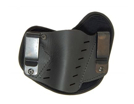 Versacarry Comfort Flex IWB Black Leather Holster, Size 2 - S1112-1