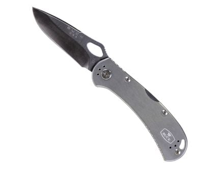 Buck 772 Spitfire Folding Drop Point Knife, Gray - 0722GYS1-C