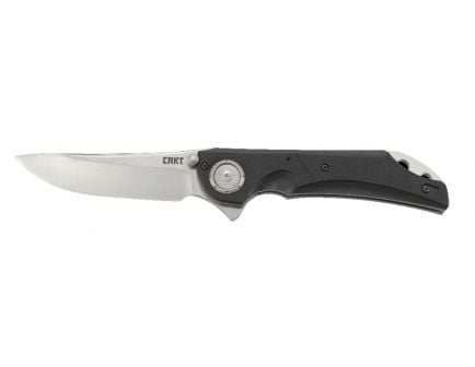 CRKT Seismic Folding Knife with Deadbolt Lock, Black G10 Handle - 5401