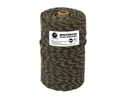 Rothco Nylon Paracord 550Lb 300 Ft Tube - Woodland Camo