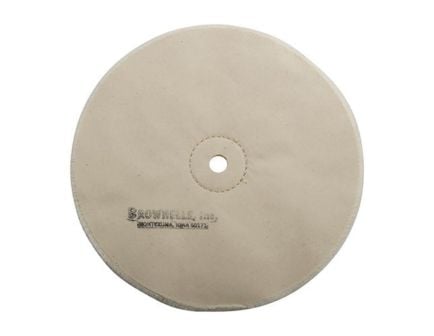 Brownells 8" x 1/2" Loose Muslin Polishing Wheel