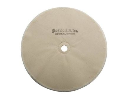 Brownells 8" x 5/8" Loose Muslin Polishing Wheel