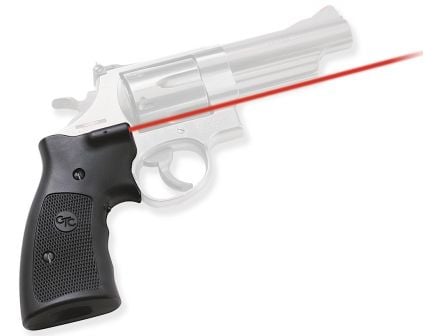 Crimson Trace Front Activation Laser Grip for Smith & Wesson K, L and N Frame Revolvers, Black - LG-207