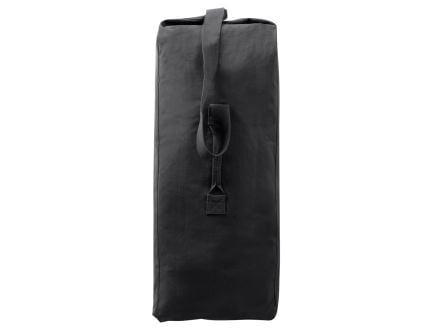 Rothco Heavyweight Top Load Canvas Duffle Bag - Black, 21 X 36