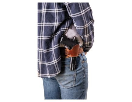 Bianchi 101/Foldaway Glock Gen 1-4 G19 IWB Holster Right Leather, Tan