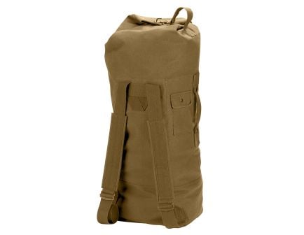 Rothco G.I. Style Canvas Double Strap Duffle Bag - Coyote Brown