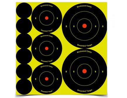 Birchwood Casey Shoot'N'C Ass't 1", 2" & 3" Bull's-eye Target 34608
