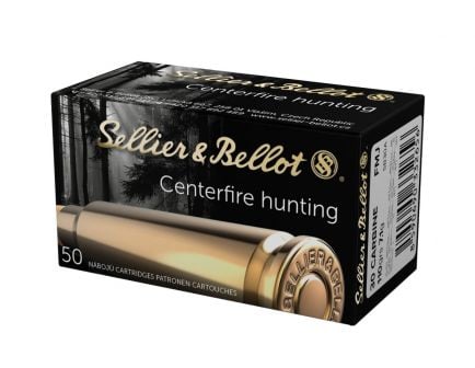 Sellier & Bellot 30 Carbine 110gr FMJ Ammunition 50rds - SB30A