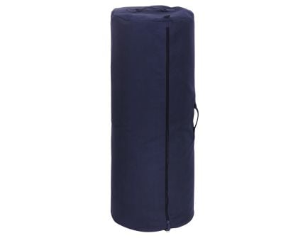 Rothco Canvas Duffle Bag With Side Zipper - Navy Blue, 30 X 50