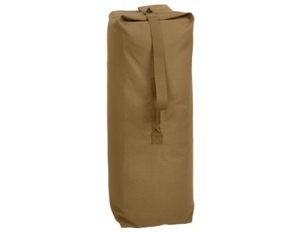 Rothco Heavyweight Top Load Canvas Duffle Bag - Coyote Brown, 21 X 36