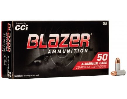 CCI Blazer 25 Auto/ACP 50gr FMJ Aluminum Cased Ammunition 50rds - 3501