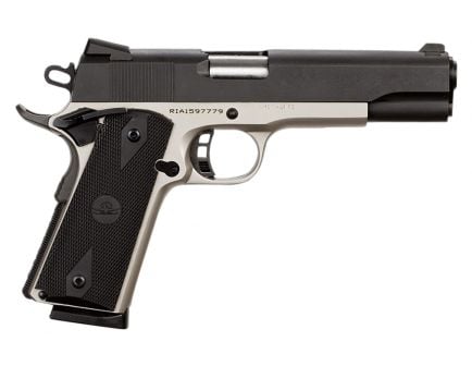 Rock Island Rock Standard FS Two Tone 45 ACP 8 Round Pistol, Nickel - 51447