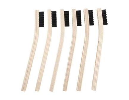 Brownells 7.76" Heavy-Duty Straight Wire Gunsmith Brush, Pack of 6