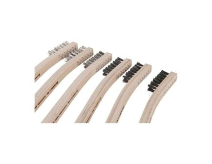 Brownells 7.76" Heavy-Duty Crimped Wire Gunsmith Brush, Pack of 6