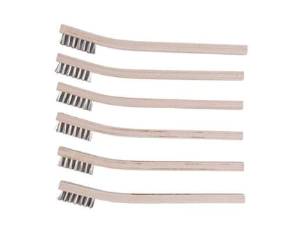 Brownells 7.76" Heavy-Duty Straight Wire Gunsmith Brush, Pack of 6