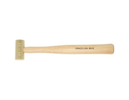 Grace USA 8 oz Head Hammer, Brass