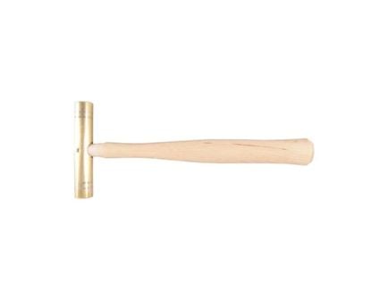 Grace USA 8 oz Head Wide Hammer, Brass