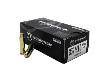 Scorpion Ammo .357 Magnum 158gr FP 50rd - 357158FP-S50