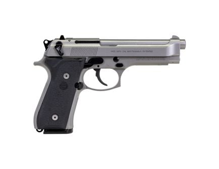 Beretta 92FS INOX 9mm 4.9" Pistol w/ (2)15rd Magazines