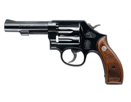 Smith & Wesson Model 10 .38 Special +P 4" Revolver, Wood Grip - 150786