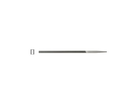 Grobet USA #4 Cut Swiss Pattern Precision Pillar Extra-Narrow File