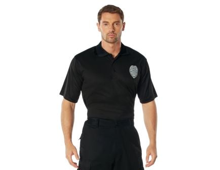 Rothco Moisture Wicking Security Polo Shirt With Badge