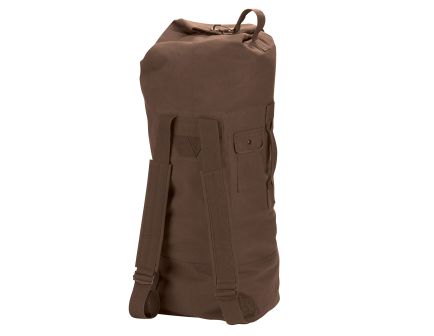 Rothco G.I. Style Canvas Double Strap Duffle Bag - Earth Brown