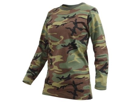 Rothco Womens Long Sleeve Camo T-Shirt