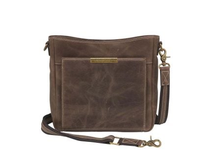 Gun Tote'n Mamas H&K 45C Holster Ambidextrous Buffalo Leather, Distressed Brown