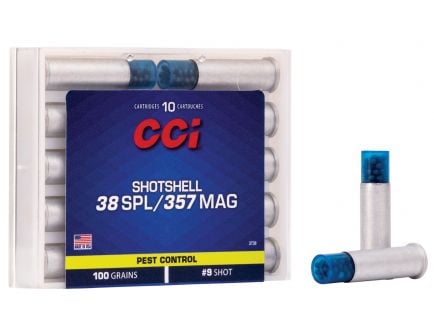 CCI 38 Special/357 Magnum Shotshell 10 Rounds Ammunition - 3738