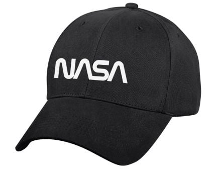 Rothco NASA Worm Logo Low Profile Cap - Black