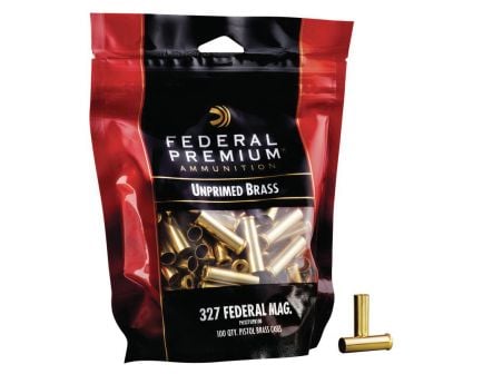 Federal Premium Gold Medal 327 Federal Magnum Unprimed Brass Cartridge Case, 100/pack - PH327UPB100