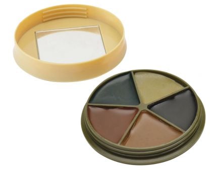HME 5-Color Face Paint Kit w/ Mirror, Camo Case Cover - HME-CMOFP5