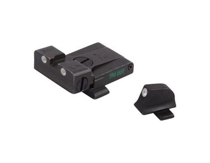 Meprolight Tru-Dot Self-Illuminated Adjustable Night Sight Front/Rear, Green/Green