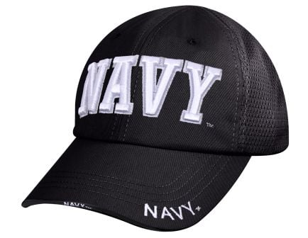 Rothco Navy Mesh Back Tactical Cap - Black