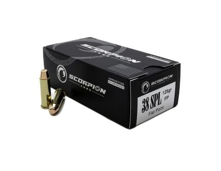 Scorpion Ammo .38 Special 125gr FP 50rd - 38125FP-S50