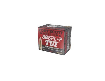 Fort Scott Munitions Tumble Upon Impact .38 Special 81 gr Ammo SCS - 20rds - 38+P081SCV