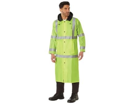Rothco Hooded Reflective Rain Parka
