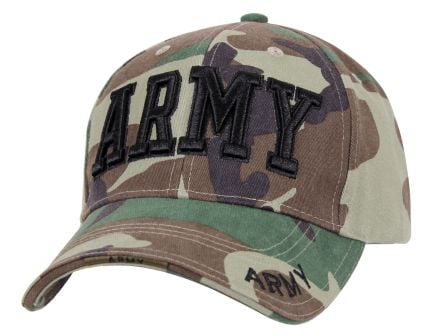 Rothco Deluxe Army Embroidered Low Profile Insignia Cap