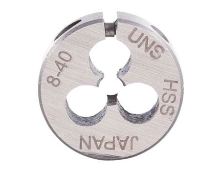Brownells #8-40 Round Wire Gauge Carbon Die