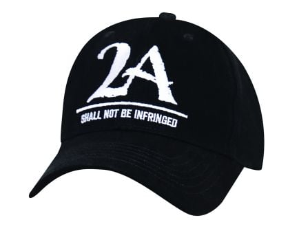 Rothco 2A "Shall Not Be Infringed" Low Profile Cap - Black
