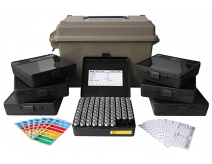 MTM 45 ACP Ammo Can w/ 7 P-100-45 Cases - Dark Earth - - ACC45