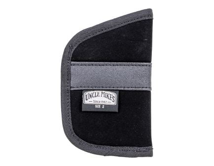Uncle Mike's Size 2 Right Hand Inside the Pocket Holster, Textured Black - 87442