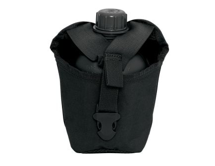 Rothco Molle Compatible 1 Quart Canteen Pouch - Cover, Black